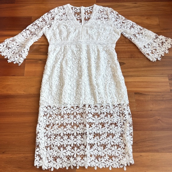 White midi dress - Picture 2 of 12